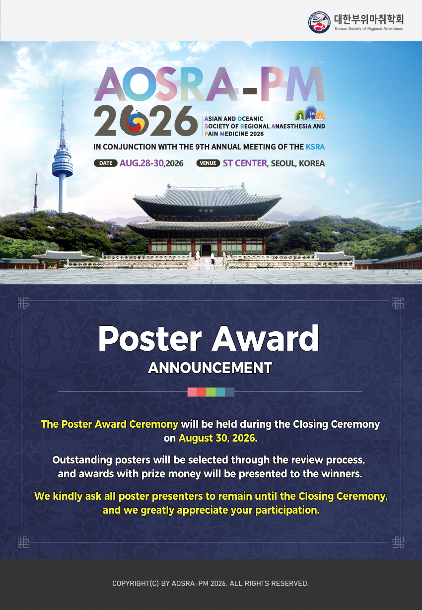 AOSRA-PM 2026 Poster Award Announcement