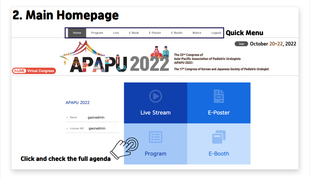 APAPU 2022 Virtual Platform Guideline