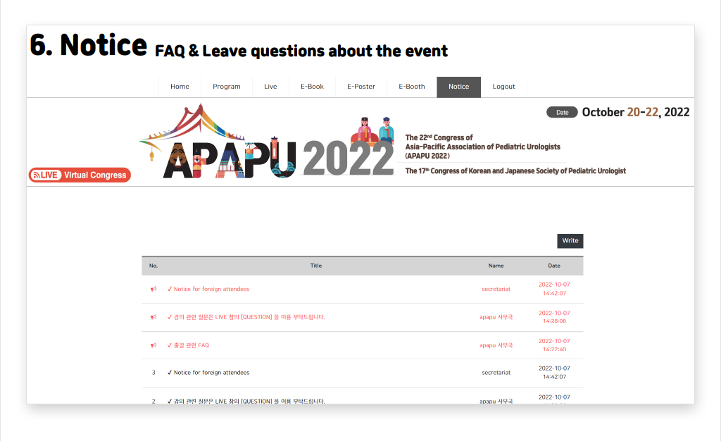 APAPU 2022 Virtual Platform Guideline