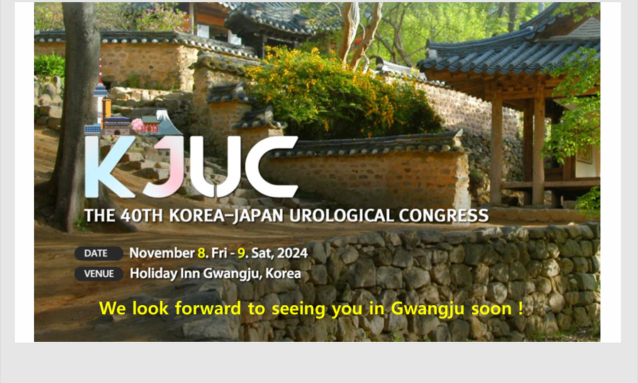 The 40th Korea-Japan Urological Congress